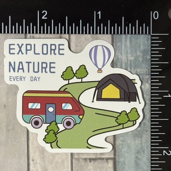 ๐10/$10๐ Adventure Travel Reusable Waterproof Vinyl Sticker Decal - Picture 1 of 1
